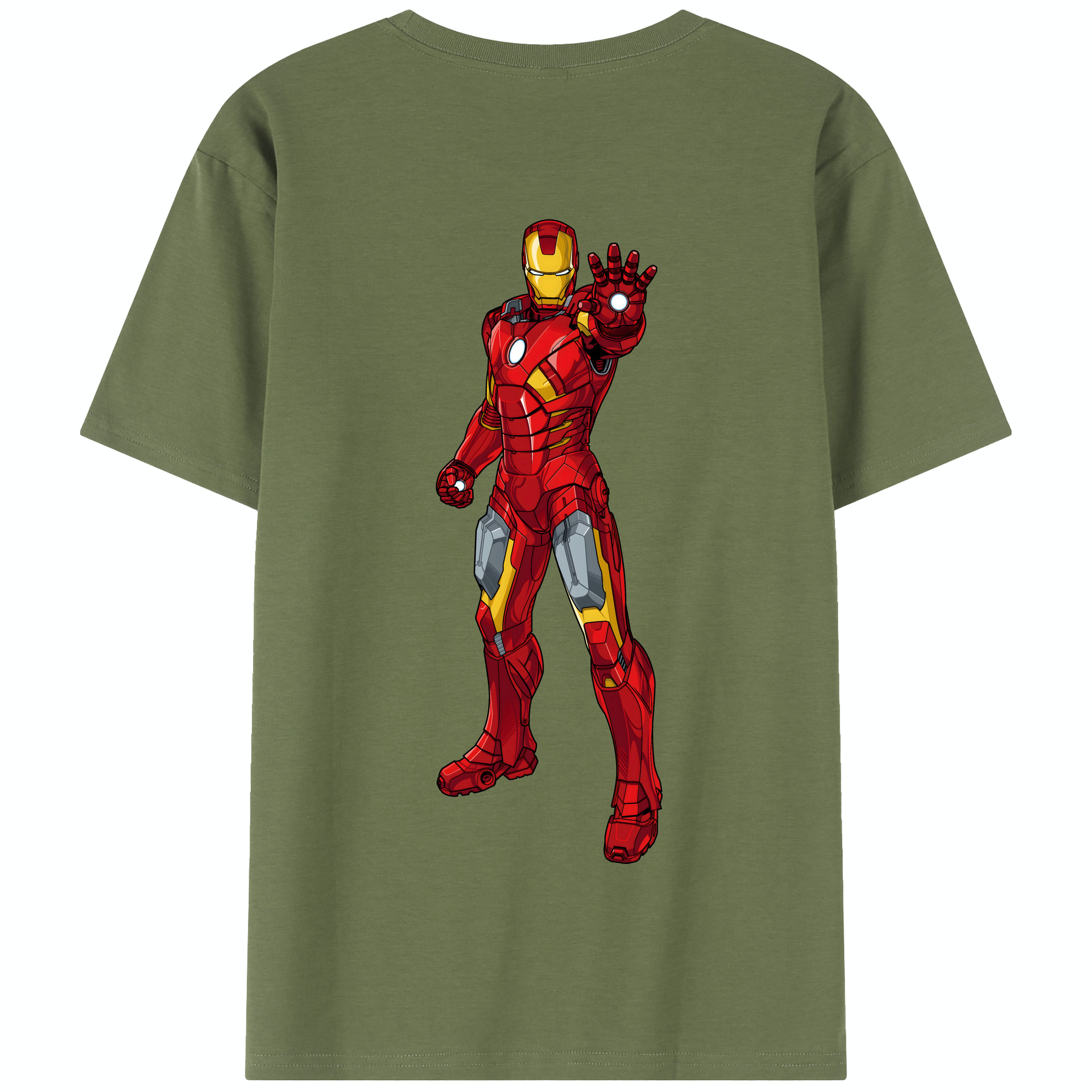 （画像用） アベンジャーズ The Avengers 綿100％半袖Tシャツ（背面プリント）